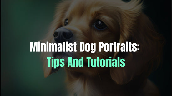 Minimalist Dog Portraits: Tips And Tutorials - www.paintshots.com
